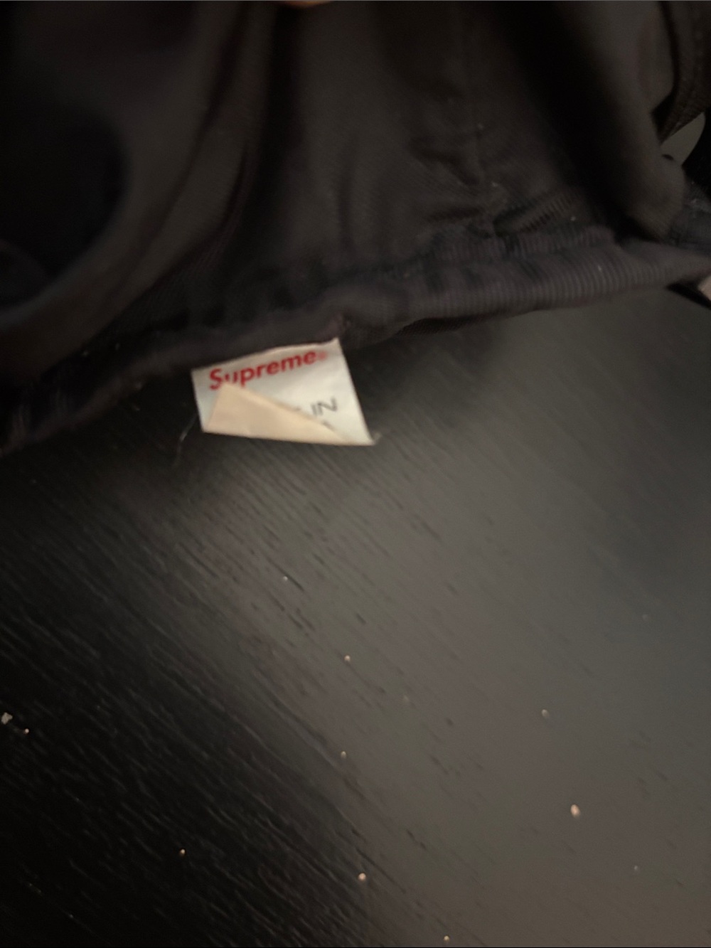 Supreme Black Fanny Pack with White Logo Accents - Picture 6 of 6